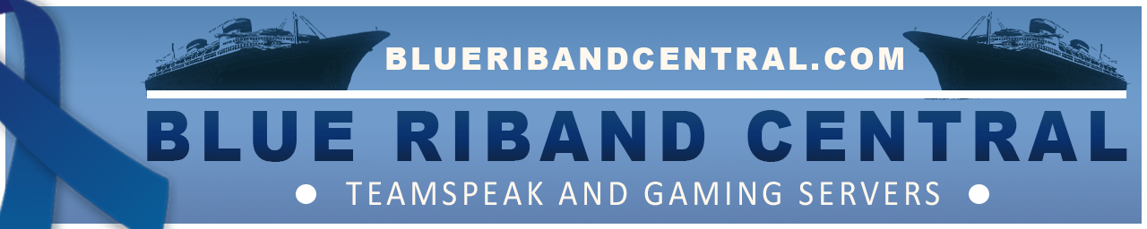 Blue Riband Central: TeamSpeak and gaming servers